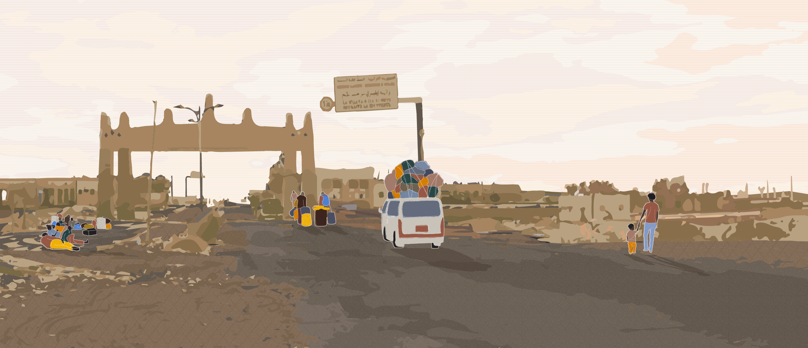 Entering Libya